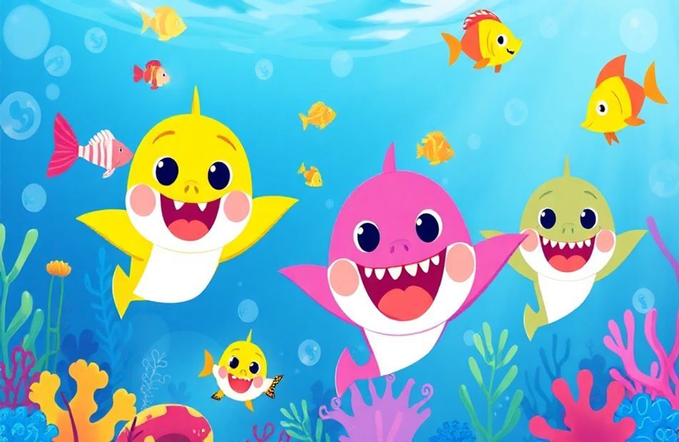 Baby Shark Pinkfong Wallpaper