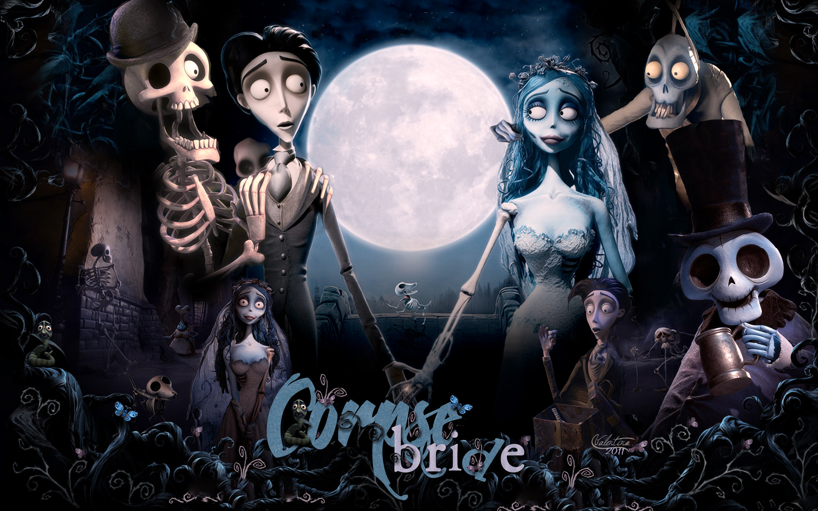 Corpse Bride Halloween Wallpaper