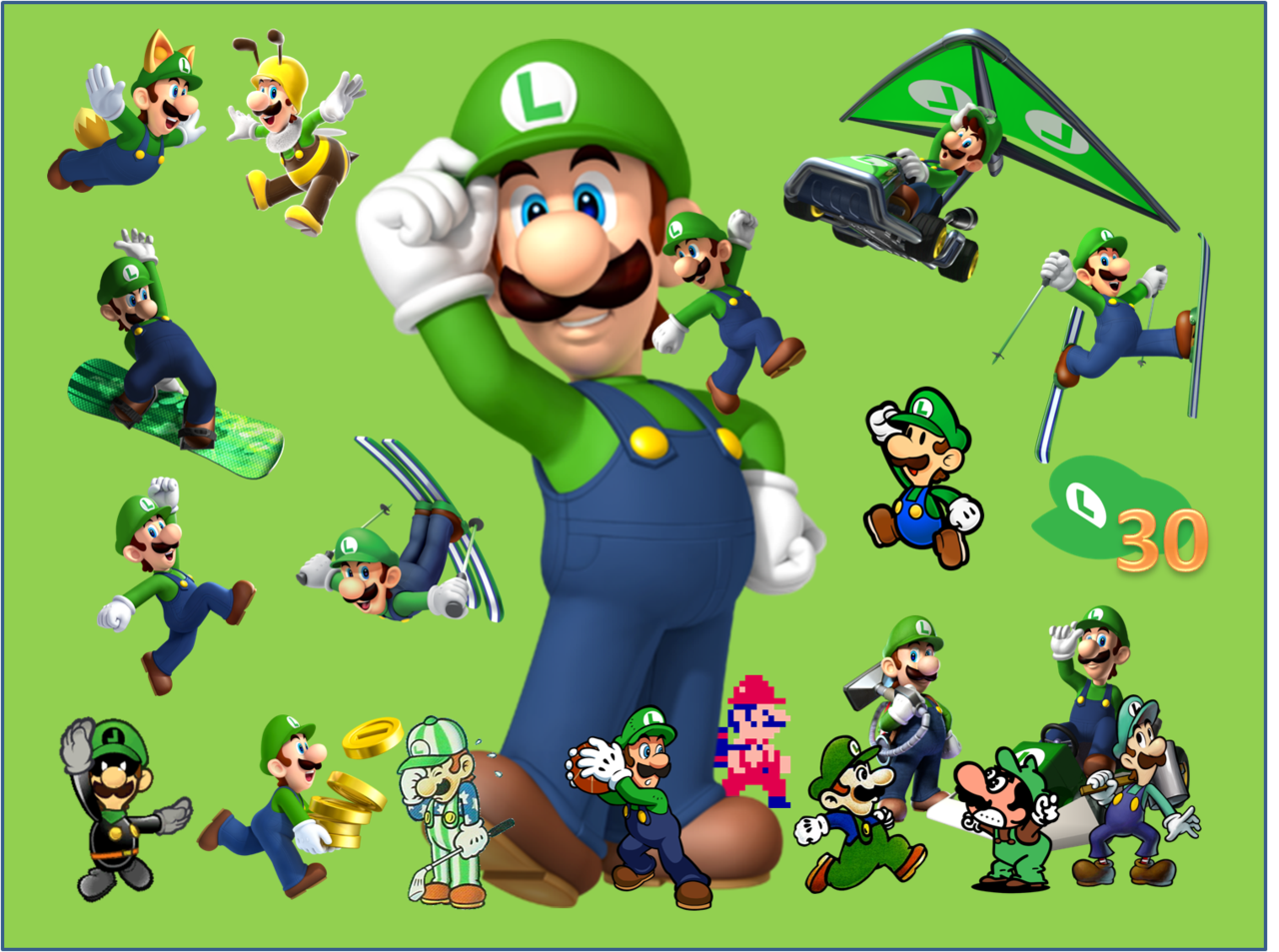 The Year Of Luigi Wallpaper By Mariofanforevah