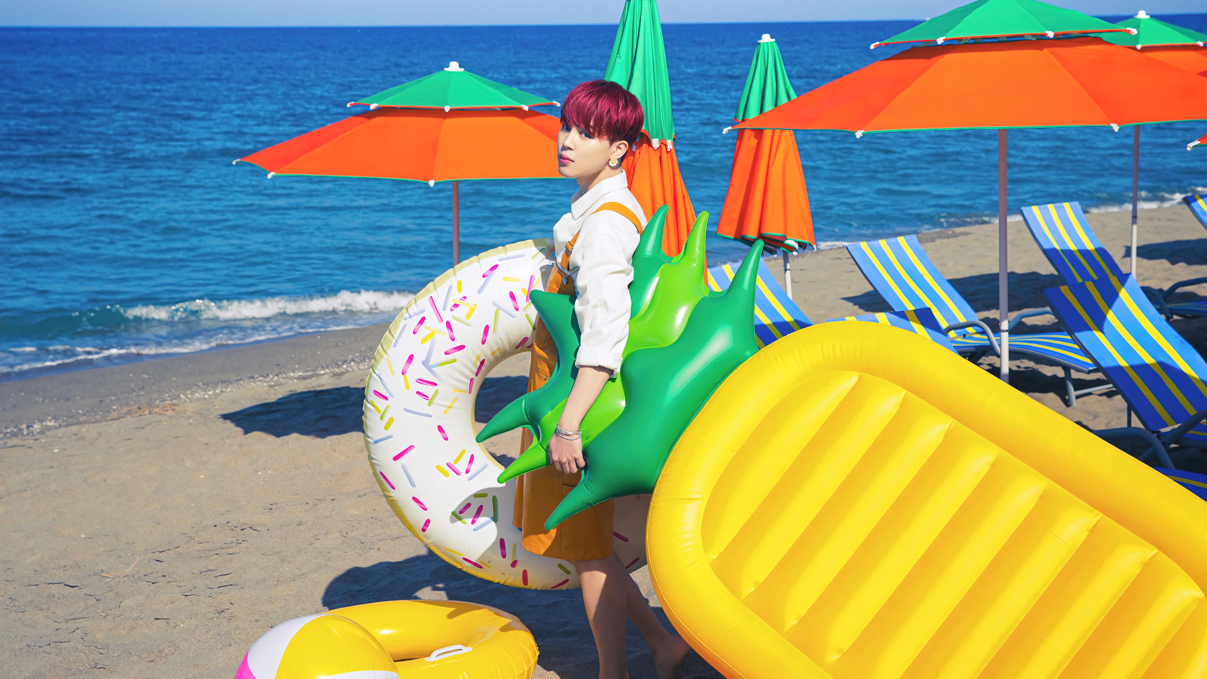 🔥 Free download BTS Jimin Summer Beach Butter Wallpaper 4K PC Desktop