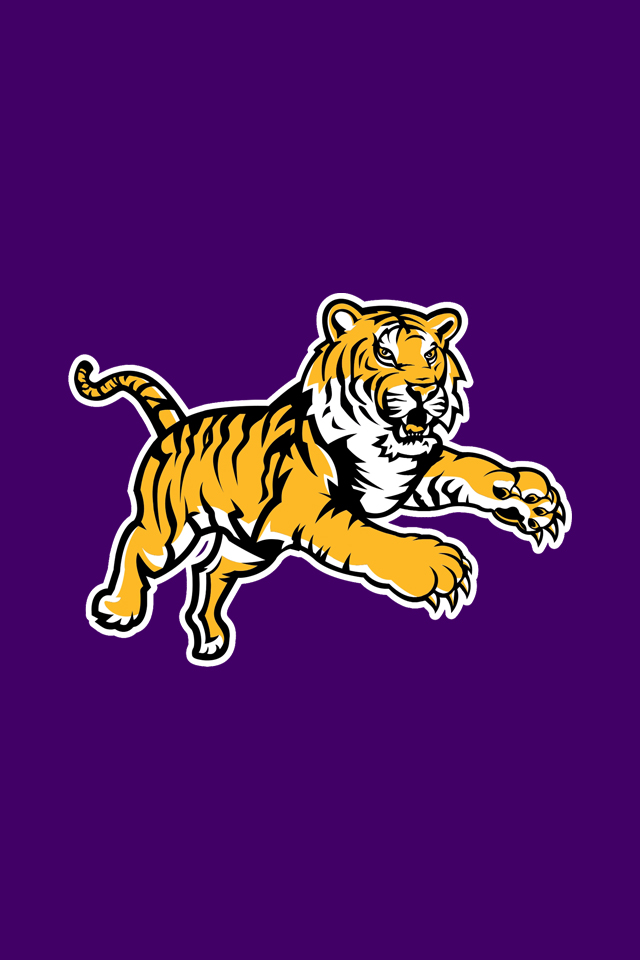 Purple Lsu Tiger iPhone Wallpaper
