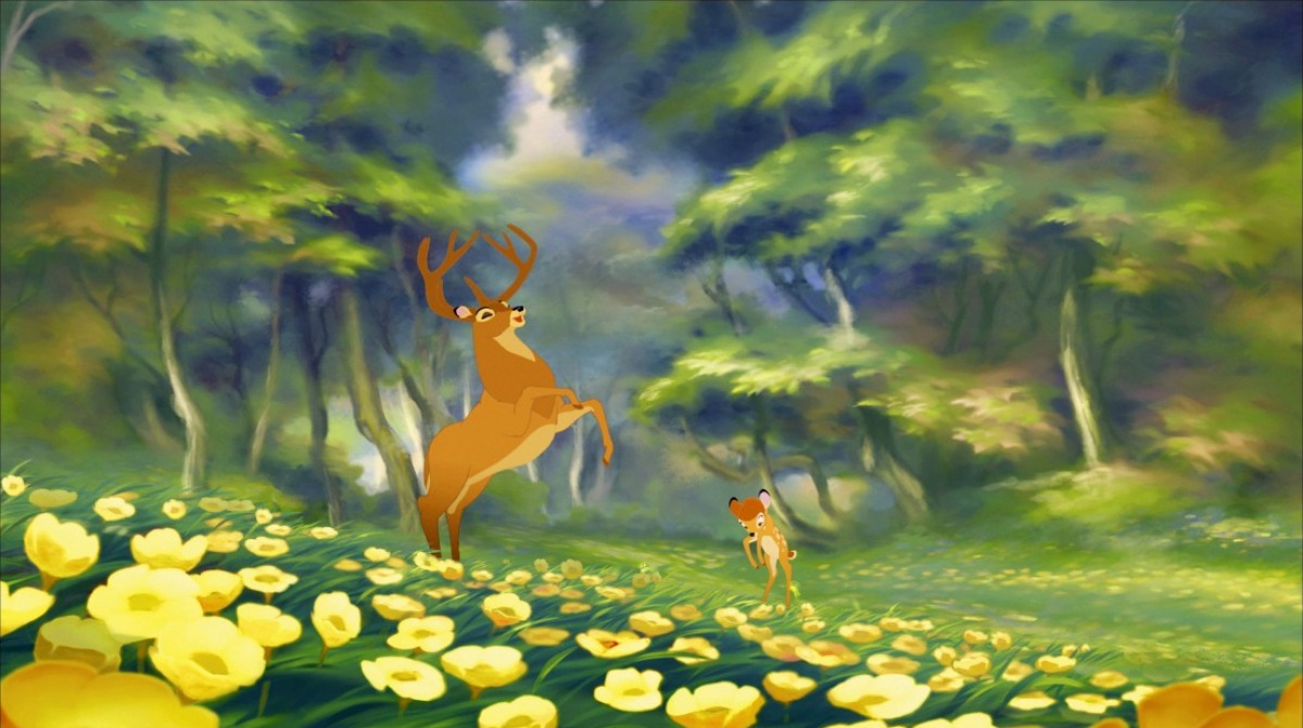 Bambi HD Background For Tablet Cartoons Wallpaper