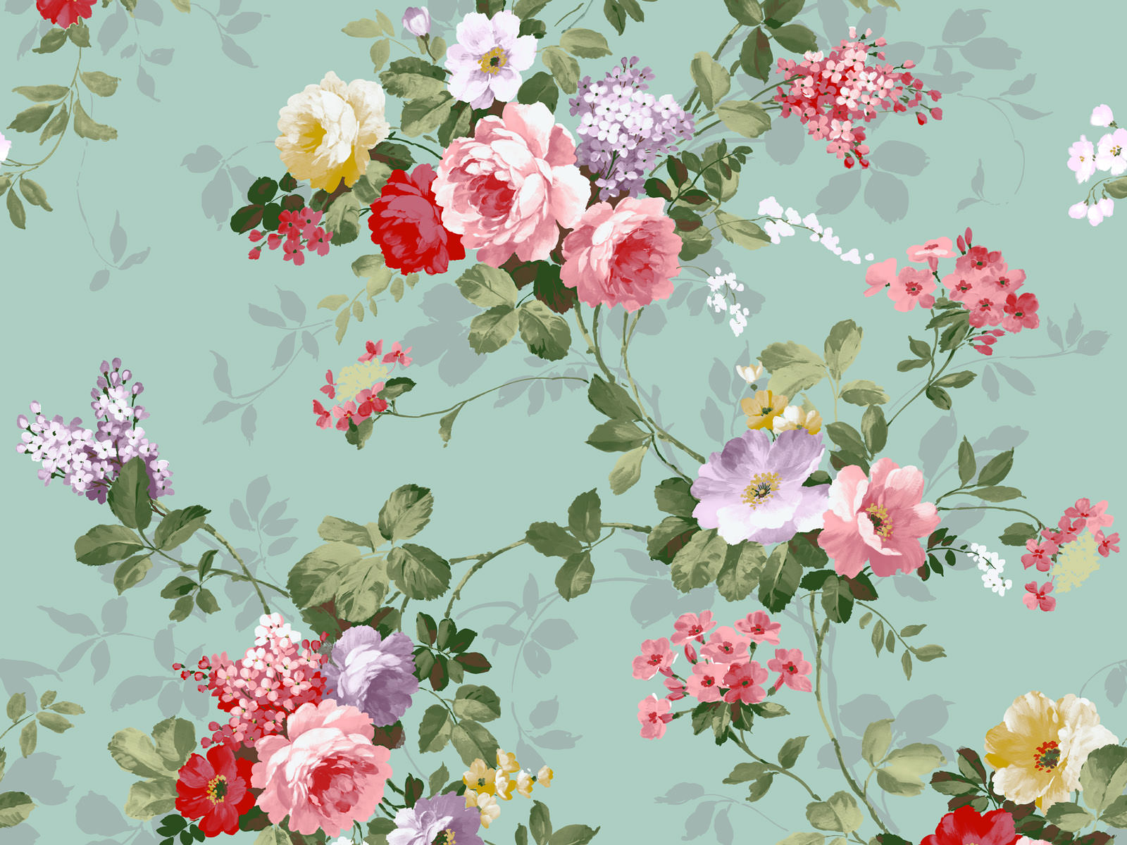 Vintage Floral Wallpaper Patterns