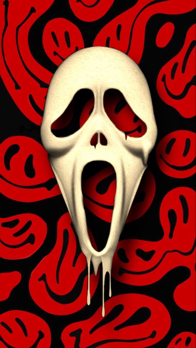 Scream Wallpaper In Scary Horror Cartoon