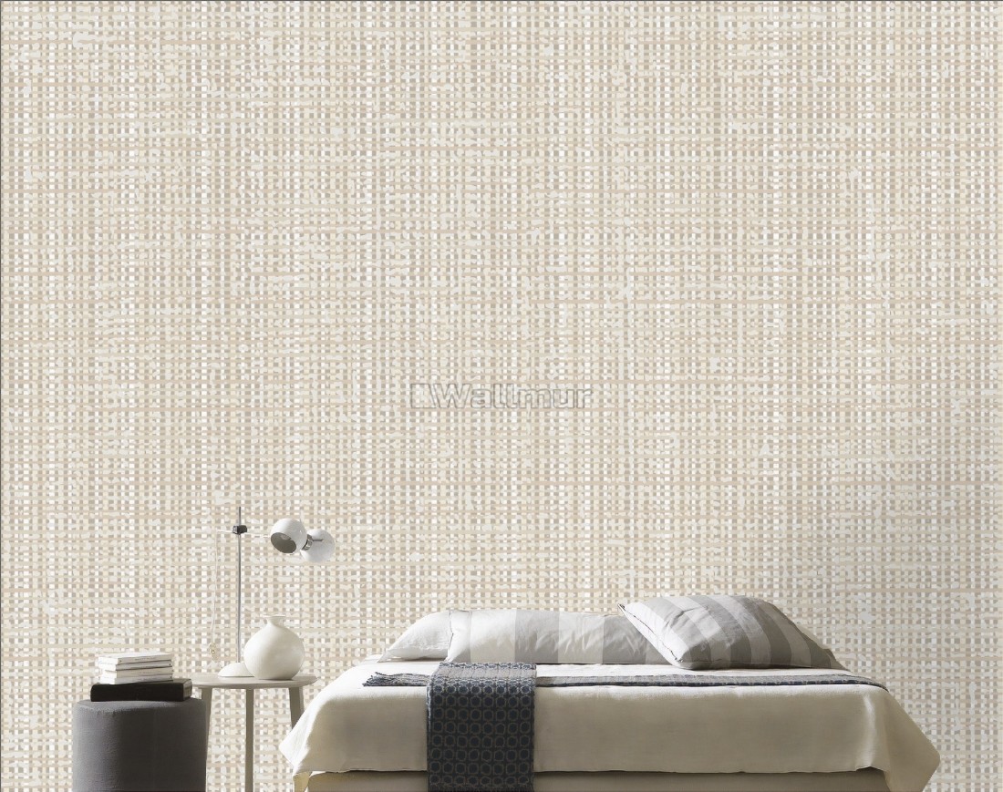 Beige Chenille Texture Wallpaper Mural Wallmur