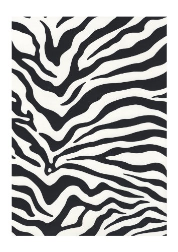 Wall In A Box Ss1798 Zebra Accentuated Wallpaper Black Whte Cheap