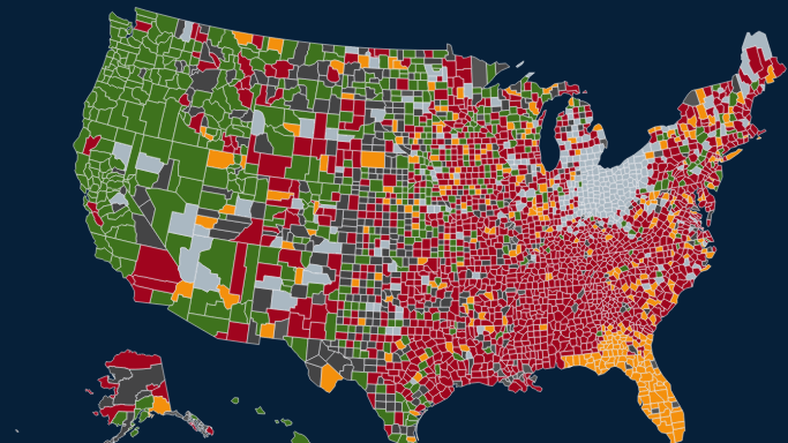 Which College Football Playoff Team Is Each U S County Rooting For