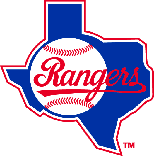 Texas Rangers Primary Logo American League AL Chris Creamers