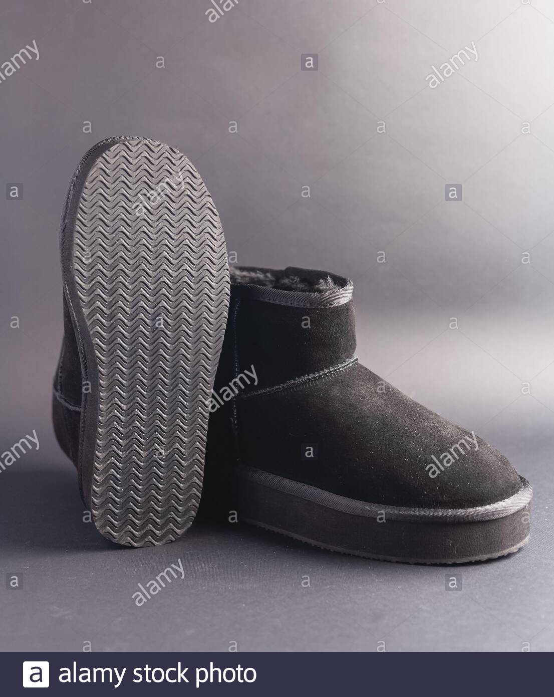 Free download Black suede uggs Stock photo on a black background Stock ...