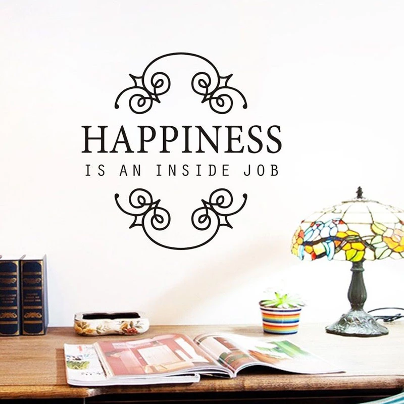 Free download Stickers Happiness In An Inside Job Vinyl Wall Art Decals