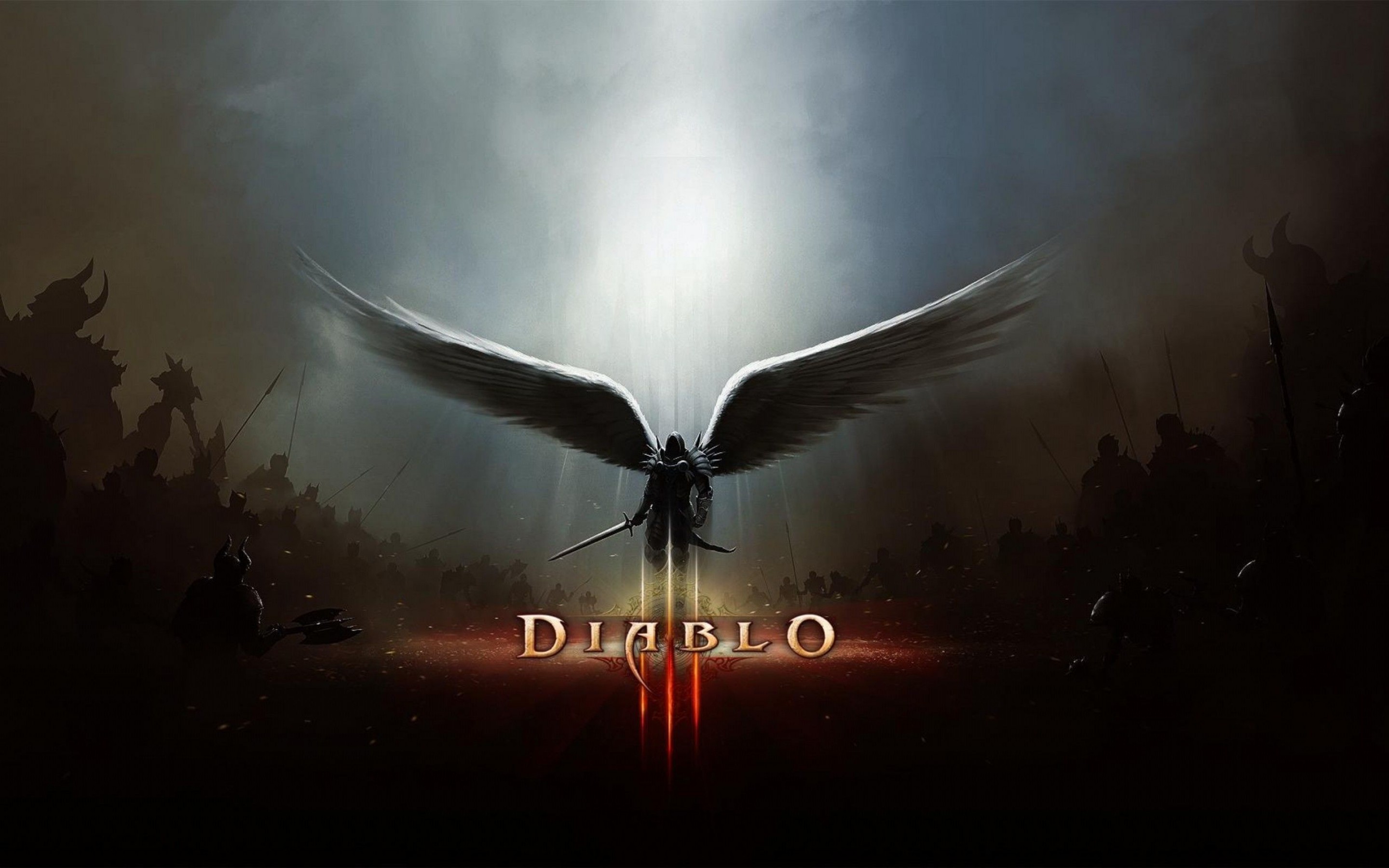 Diablo Reaper Of Souls Tyrael With Wings Wallpaper HD Background