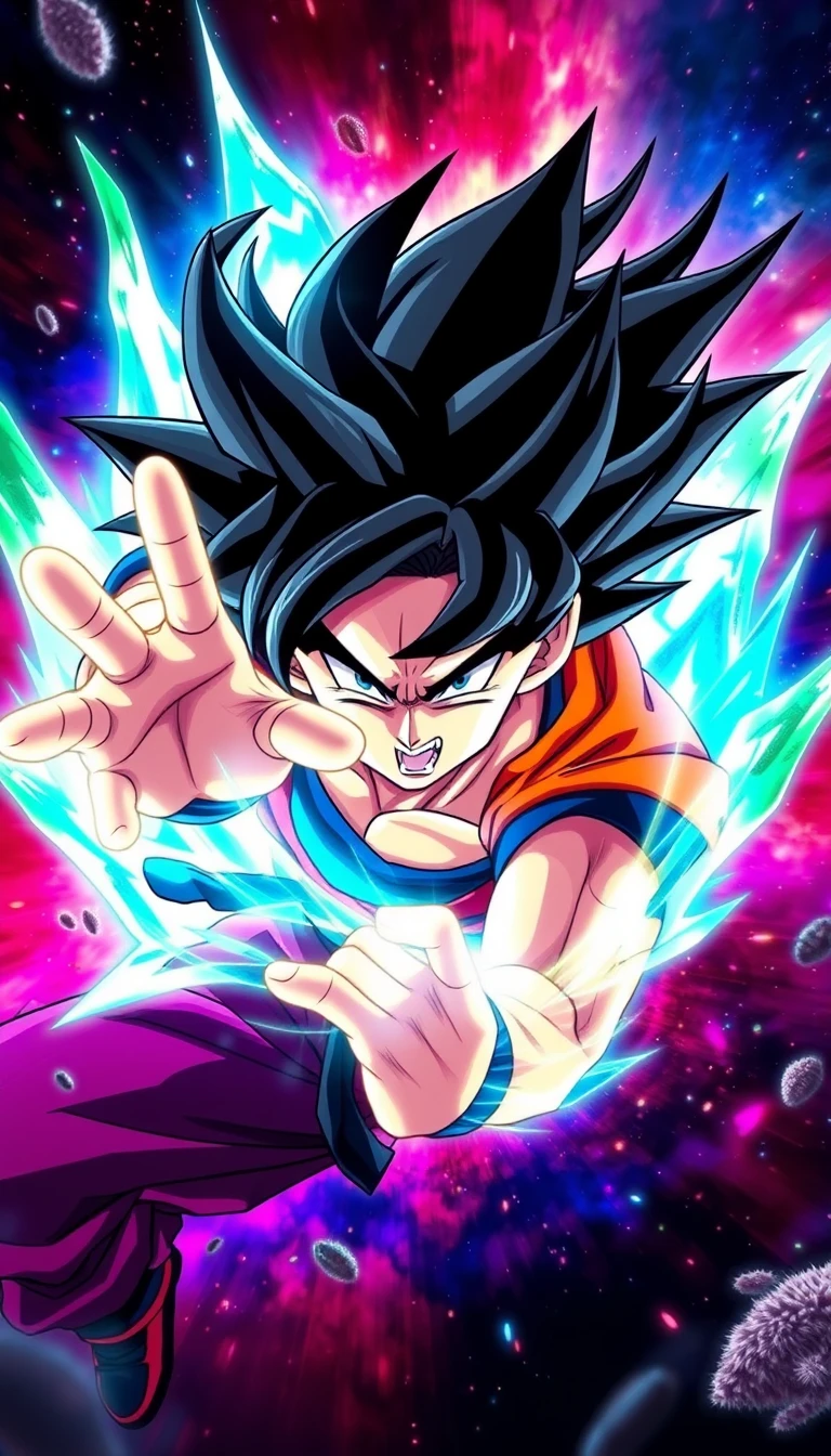 Black Goku Mobile Wallpaper