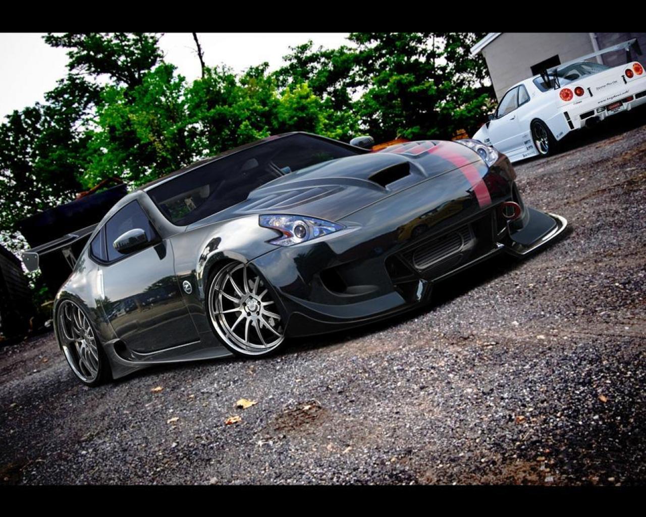 Black Nissan 370z High Quality And Resolution Wallpaper