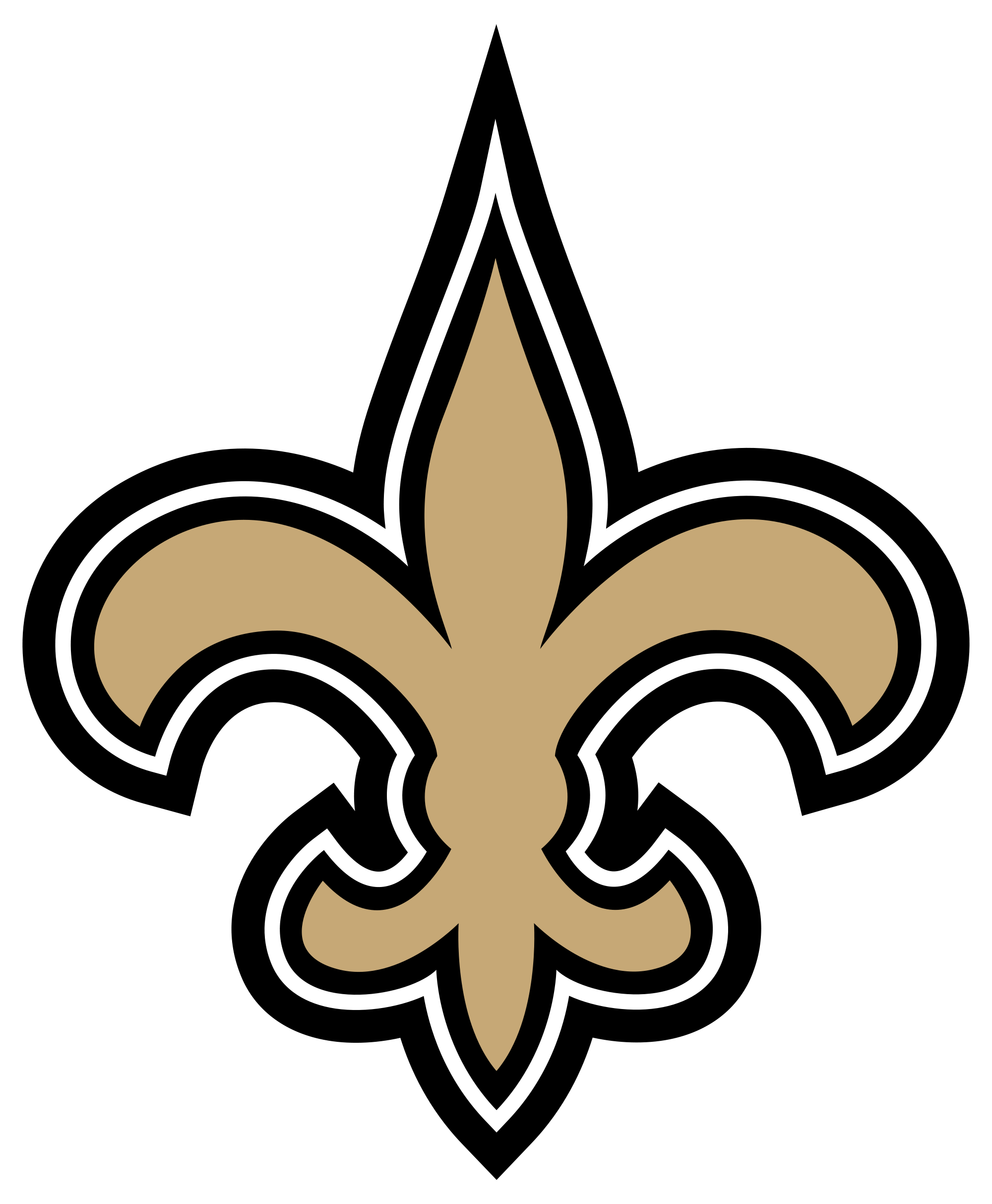 New Orleans Saints Logo HUNT LOGO 2000x2427