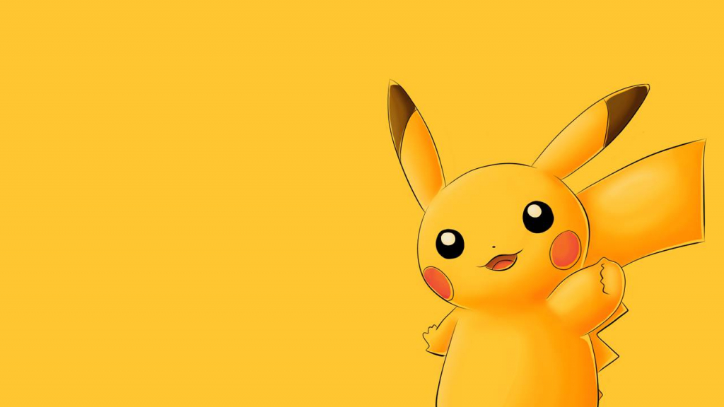 Pikachu Wallpaper A Yellow With On