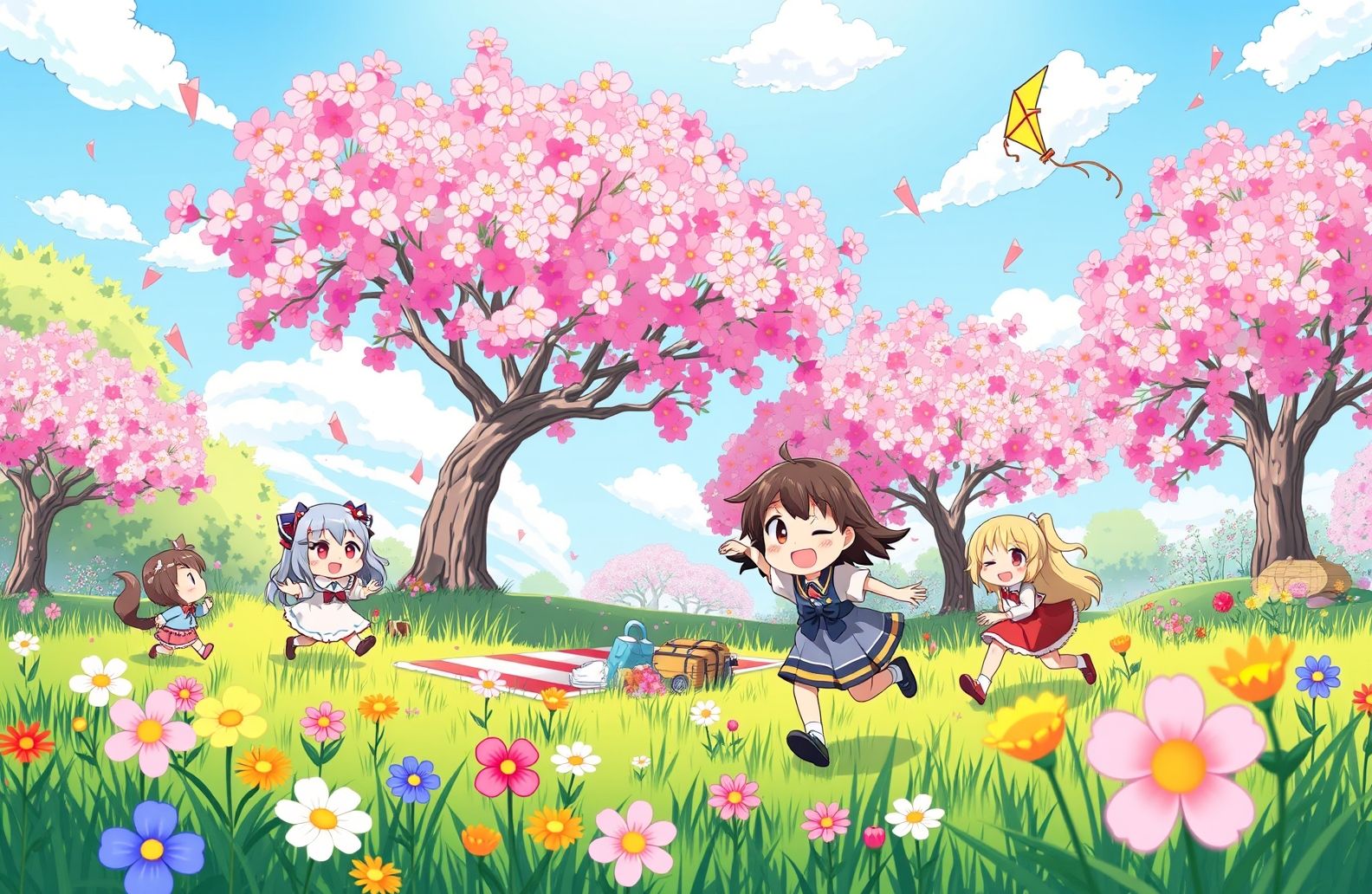 Gacha Life Spring Wallpaper