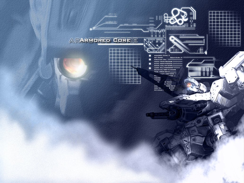 Armored Core Indigo Wallpaper By Getterdragon