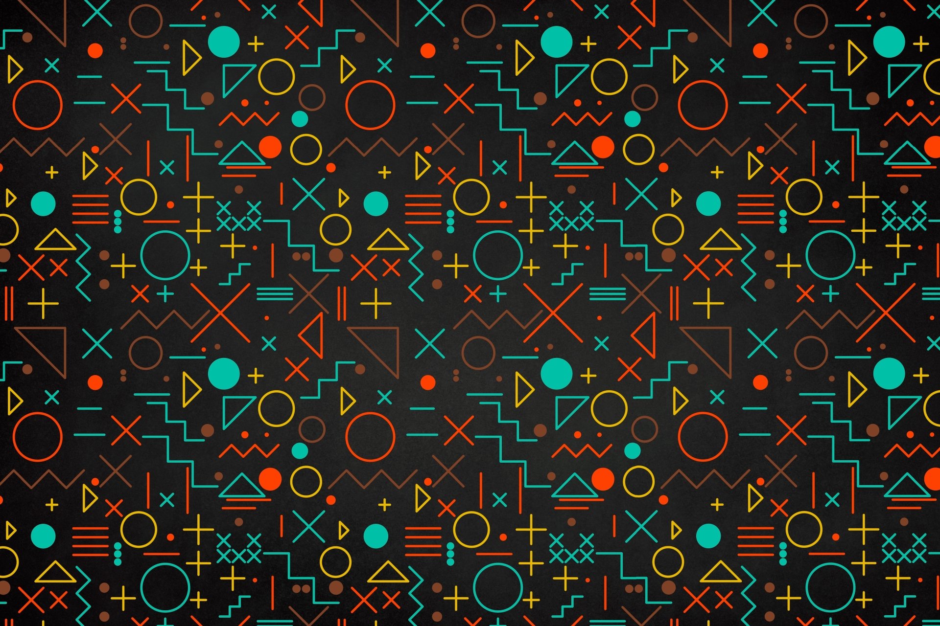 Vibrant Geometry Wallpaper