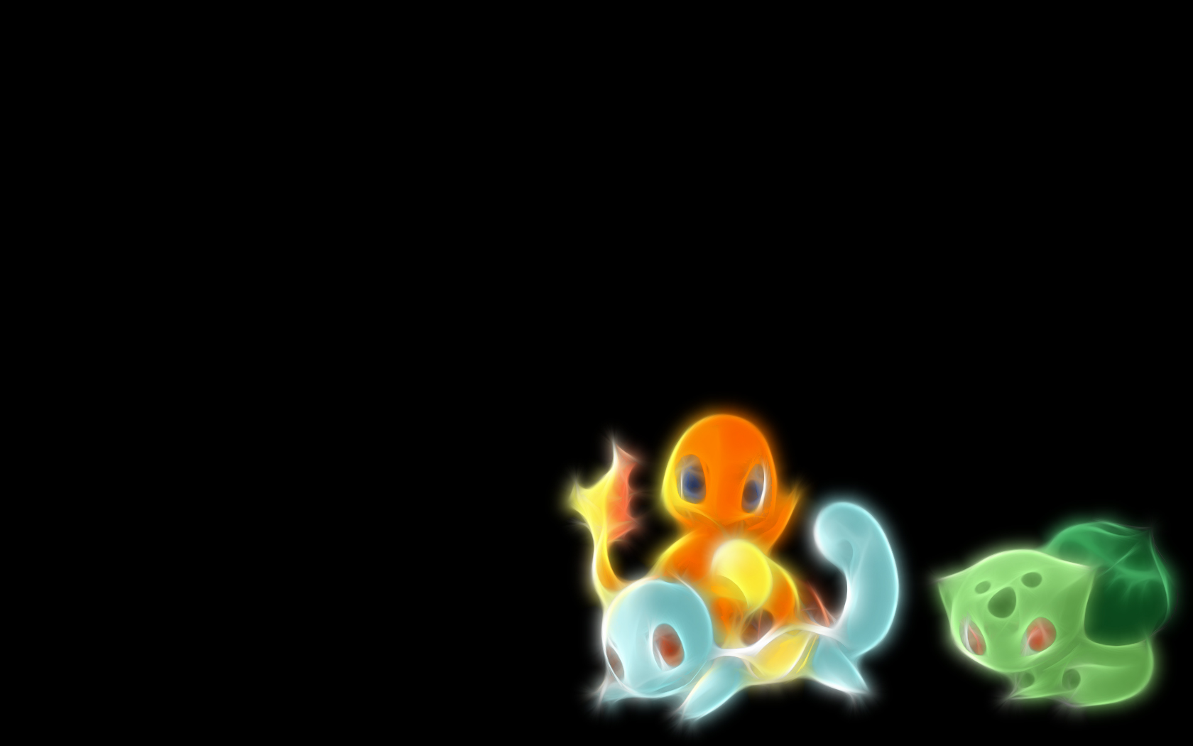 Bulbasaur Squirtle Simple Background Charmander Wallpaper