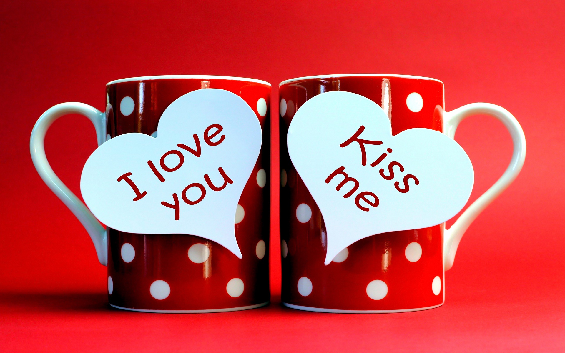 I Love You And Kiss Me HD Wallpaper Only