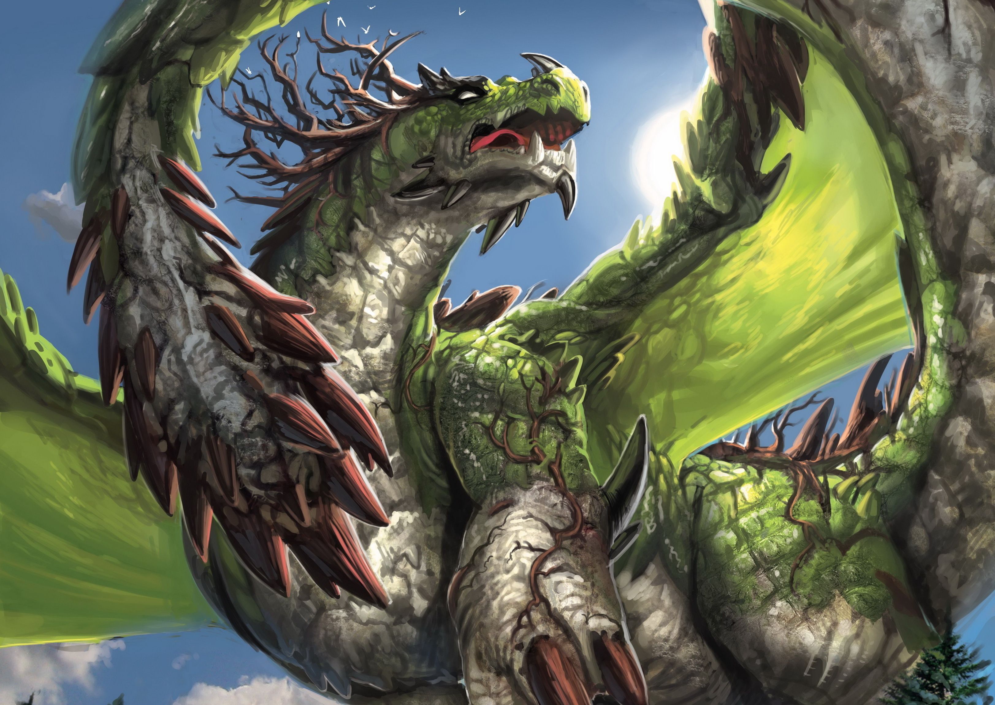 Amazing HD Digital Illustrations Of Dragons Art Work Fantasy