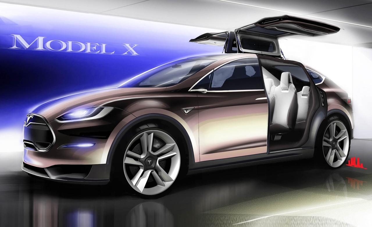 Tesla Model X Artist S Rendering