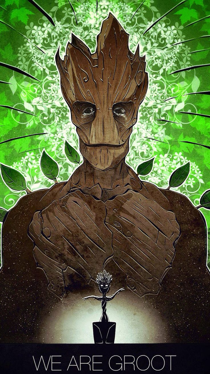 We Are Groot Guardians Of The Galaxy iPhone Wallpaper Mobile9iPhone