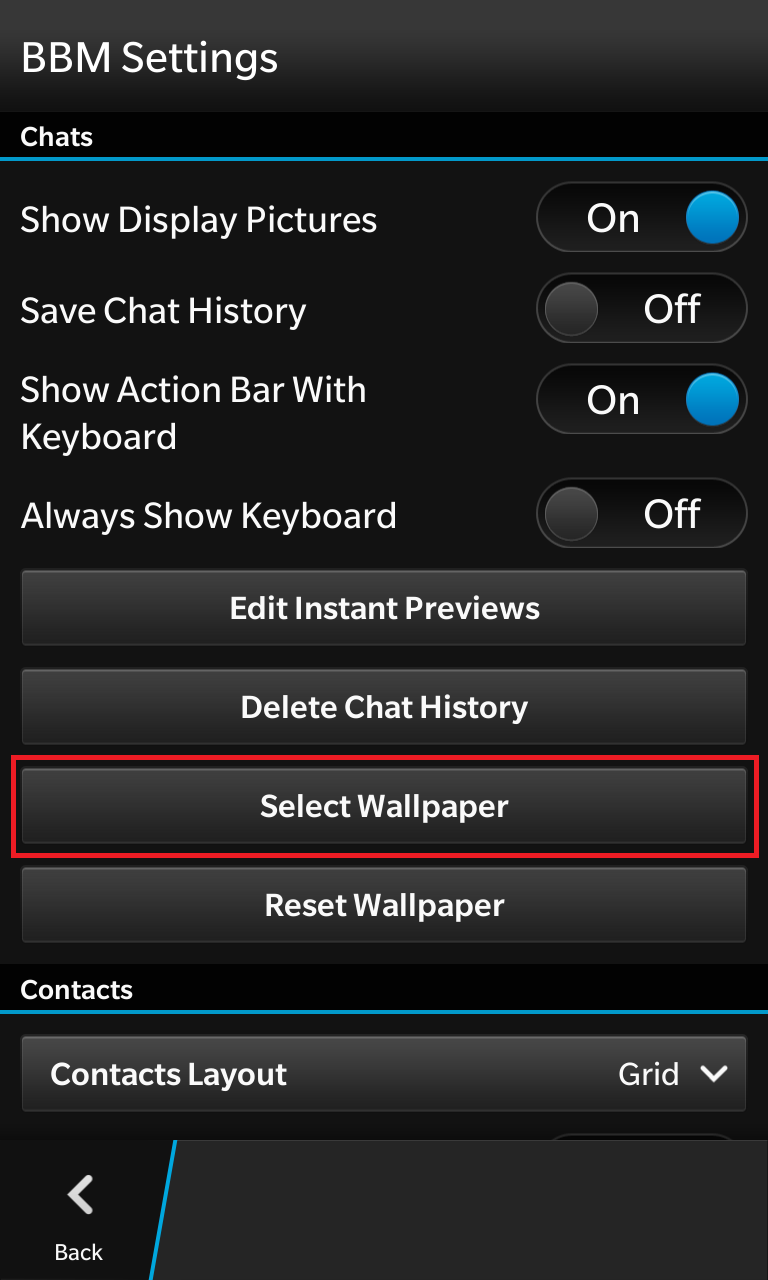 How To Change Your Blackberry Messenger Bbm Wallpaper