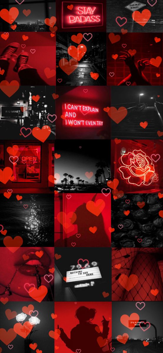 Red And Black Aesthetic Wallpaper