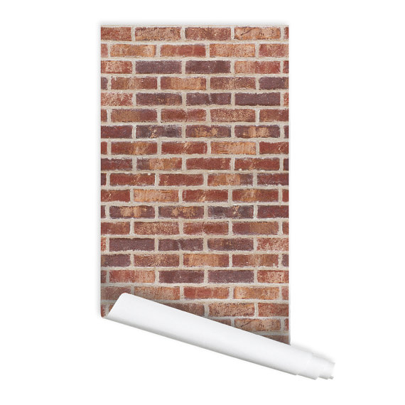 Free download Brick Wall Pattern 01 Peel Stick Repositionable Fabric