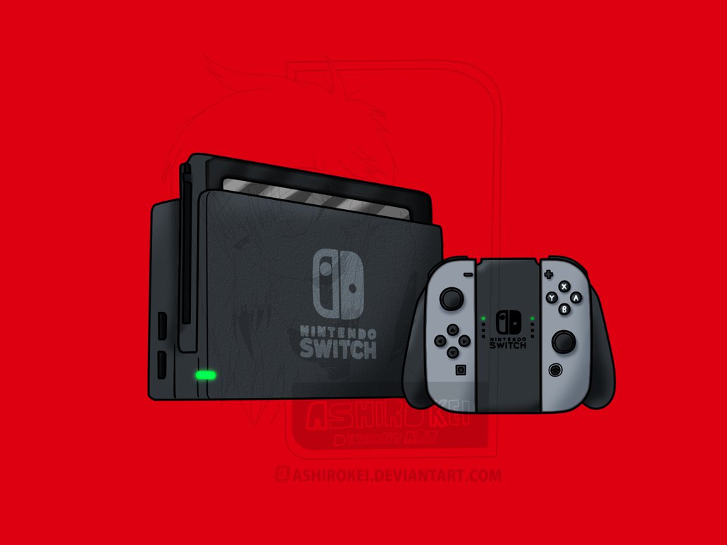 Nintendo Switch Fanart by AshiroKei