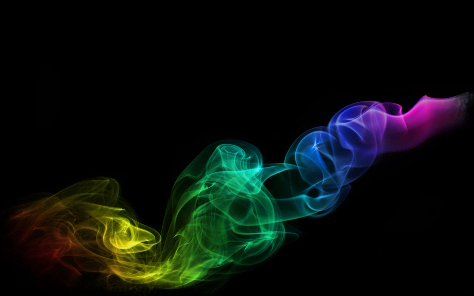 Wallpaper Colorful Smoke