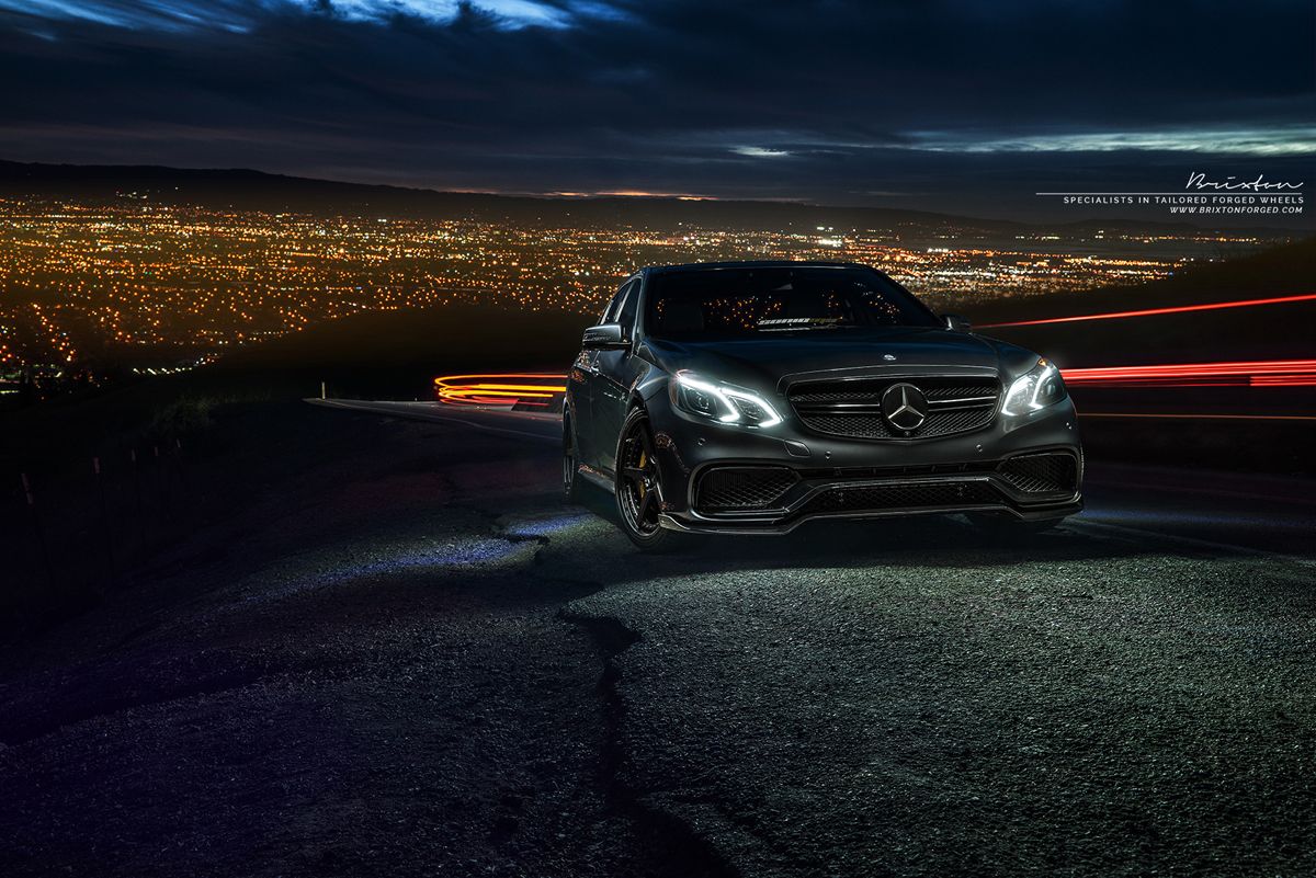Blackout With This E63 Amg On Brixton Forged Wheels Automotive