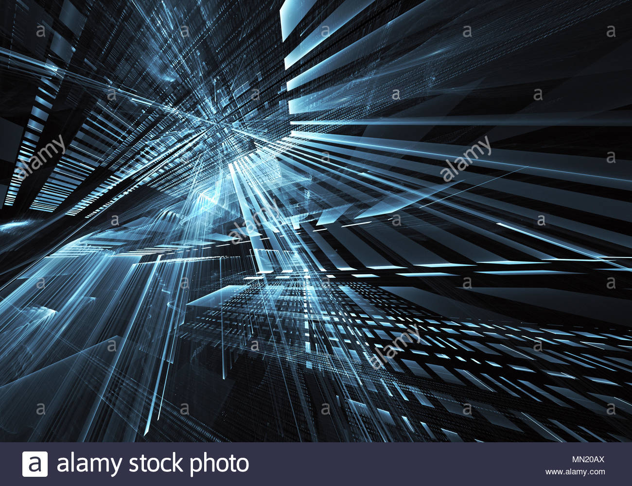 Abstract future technology background   computer generated 3D
