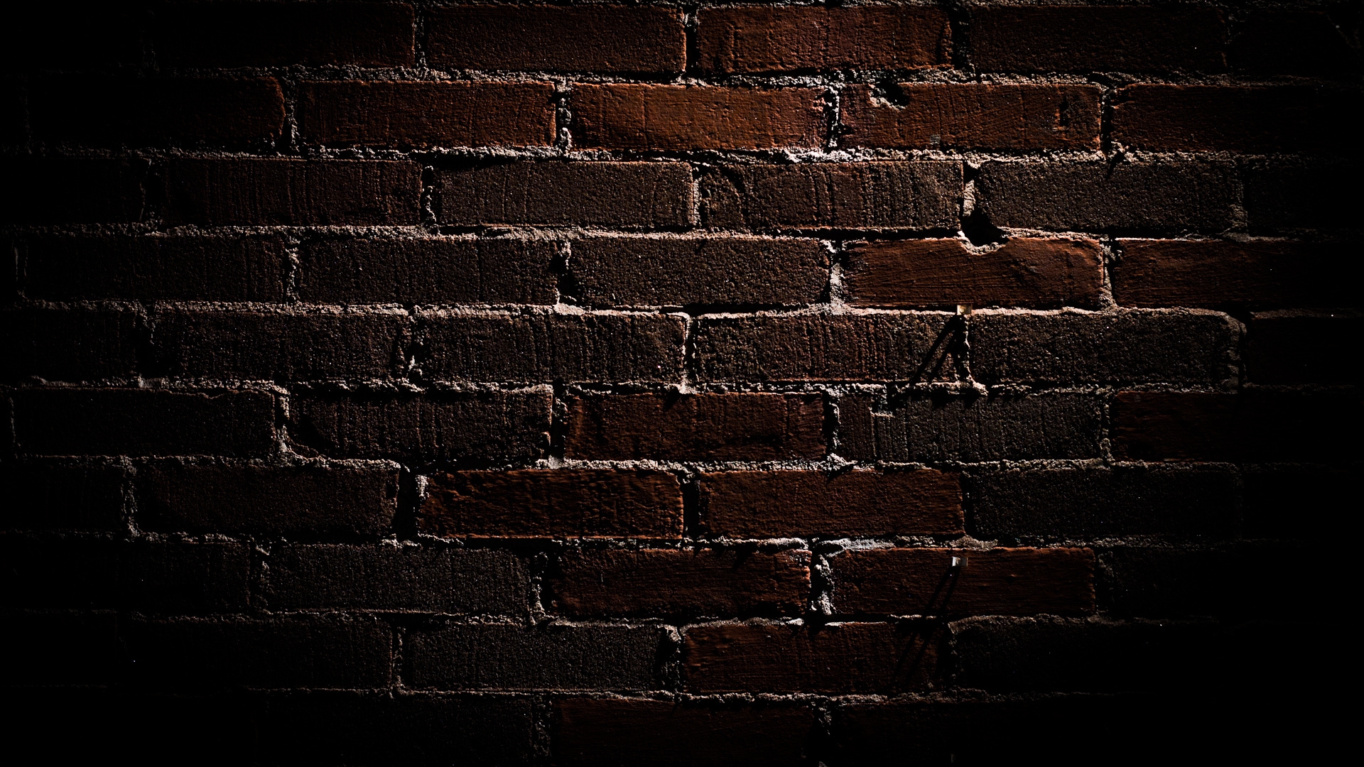 Dark Brick Wall Wallpaper HD