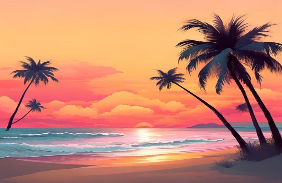 Summer Sunset Wallpaper