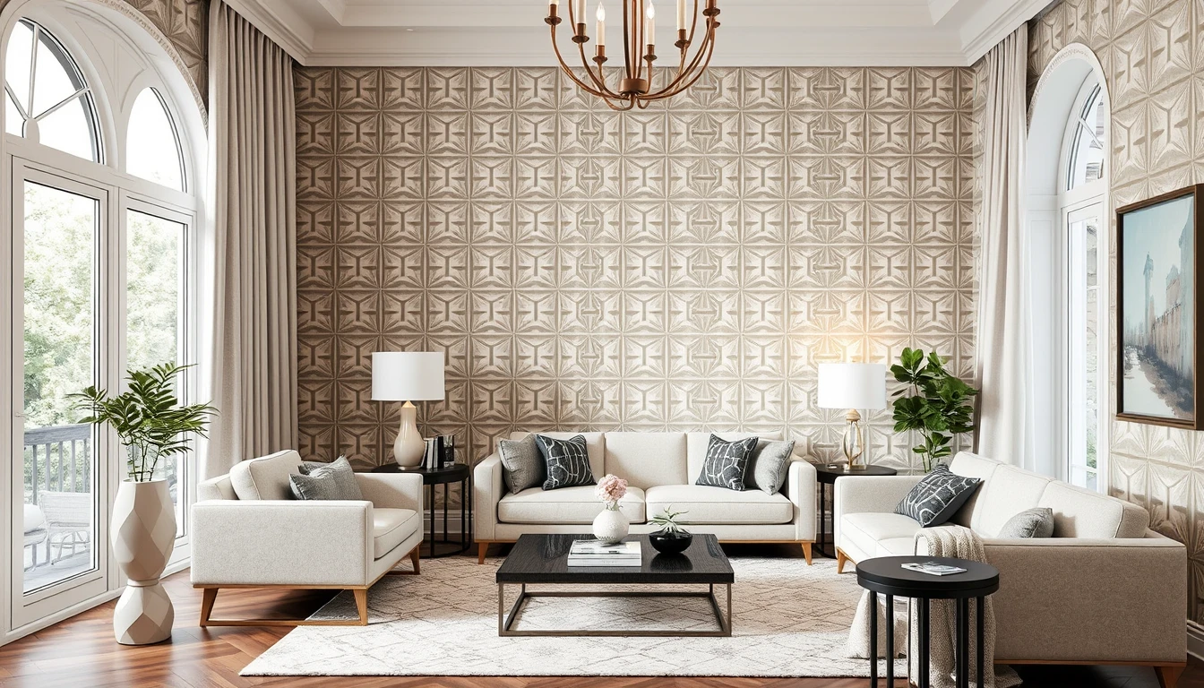 Modern Lattice Wallpaper