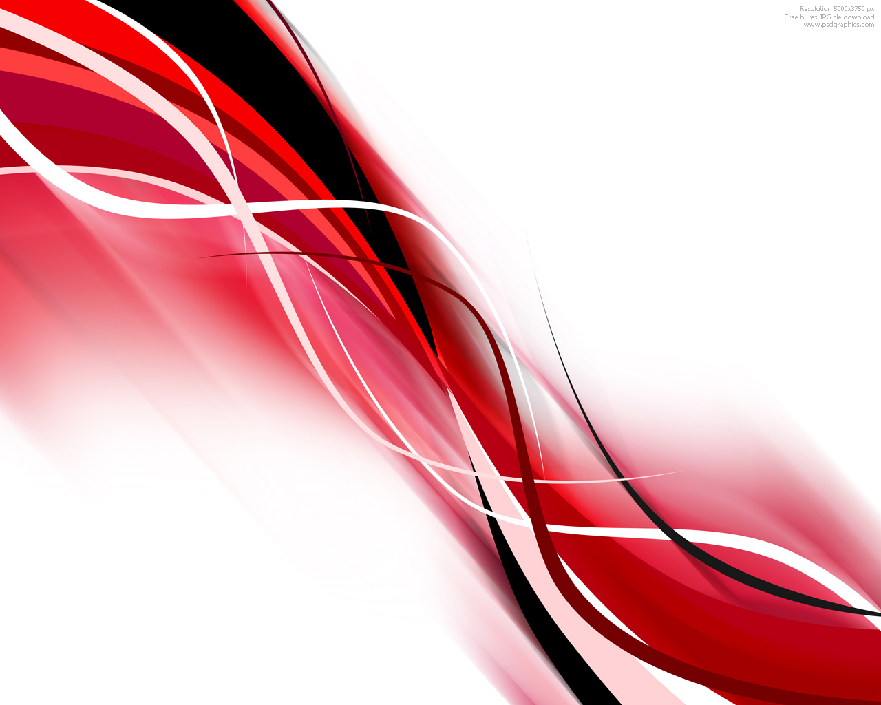 Black White Red Abstract