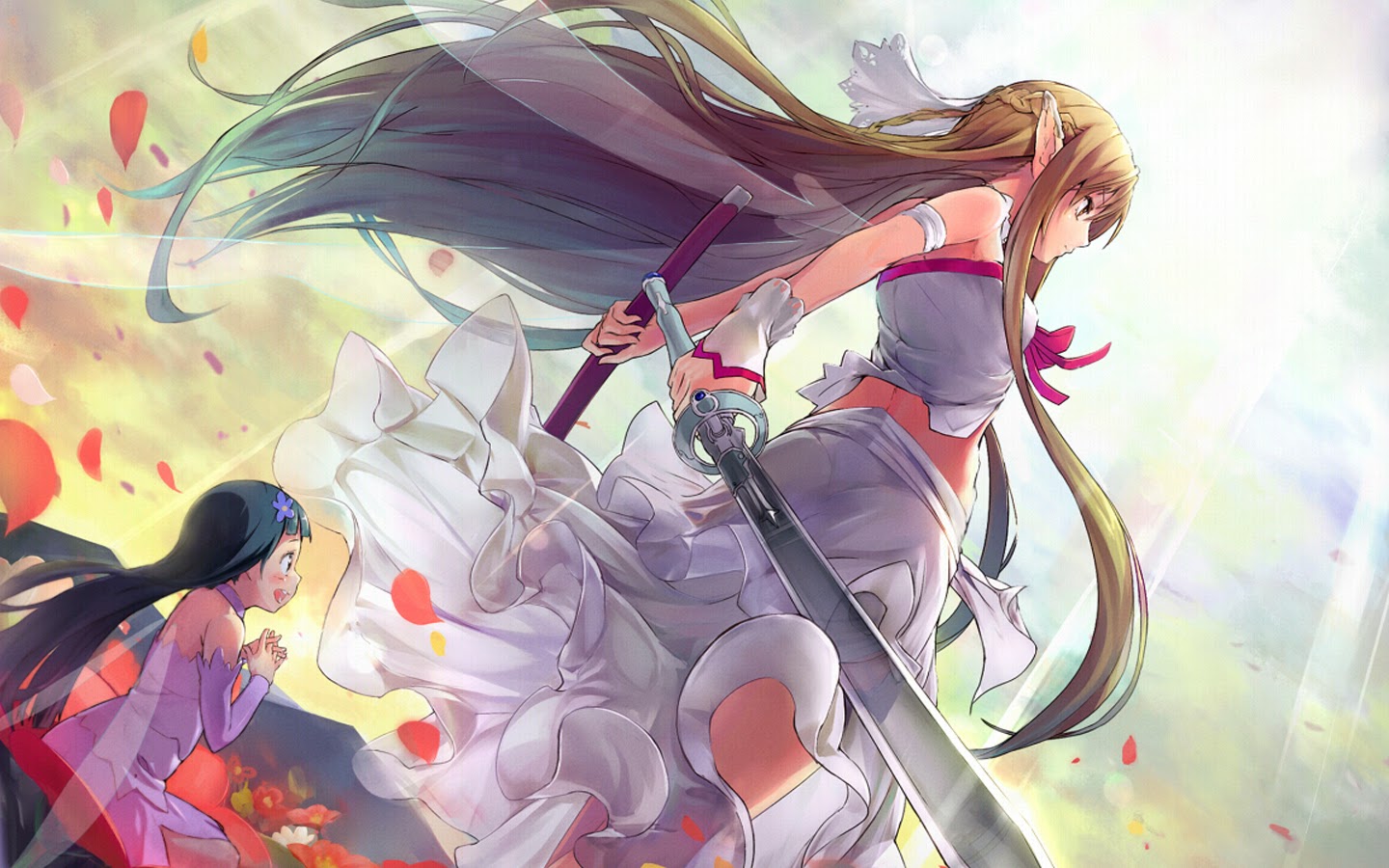 Asuna Yuo Alfheim Sword Art Online Girls HD Wallpaper Image Photo