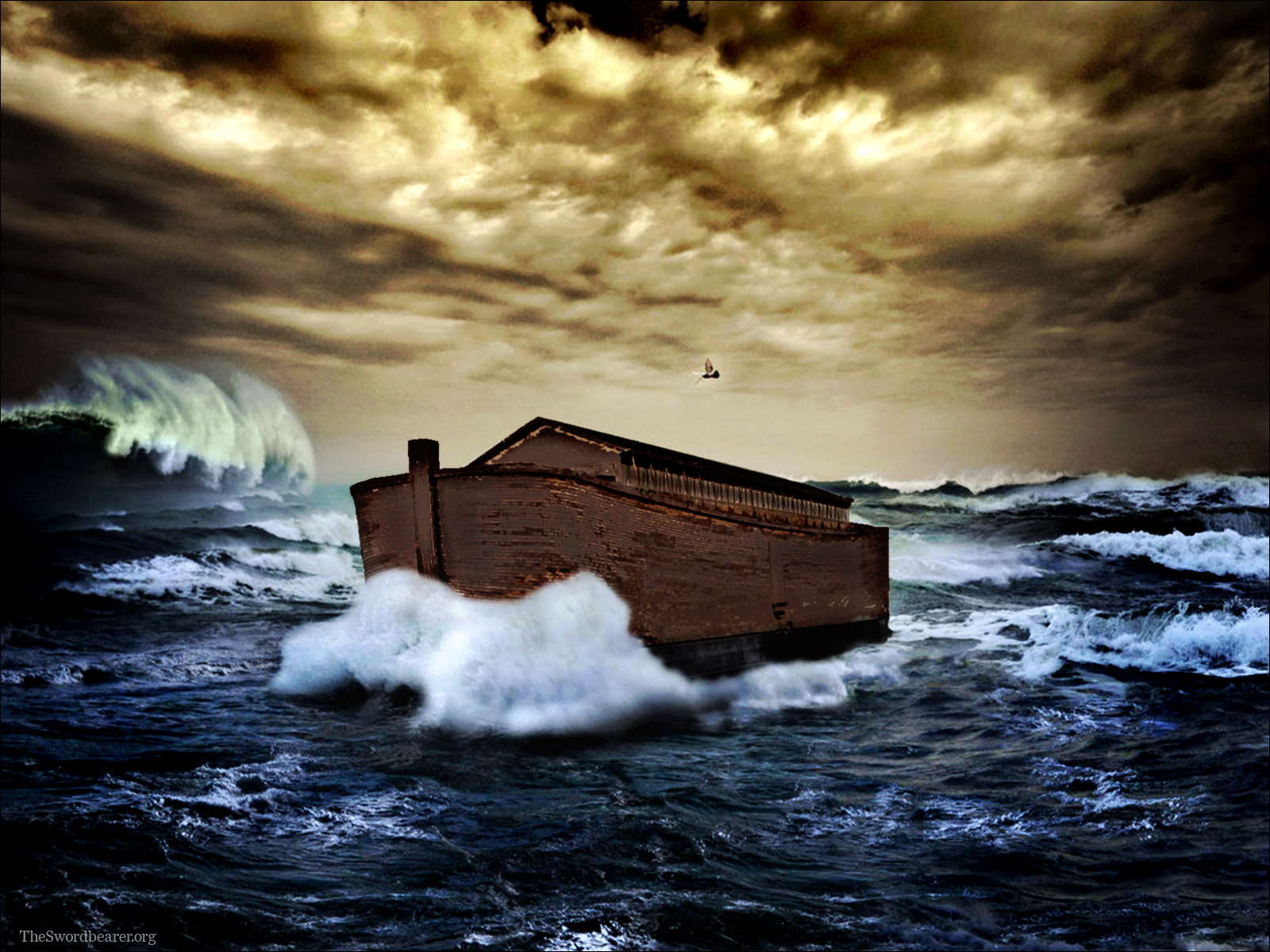 Noahs Ark And The Flood HD Wallpaper