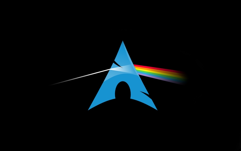  pink floyd linux dark side of the moon arch linux 1440x900 wallpaper