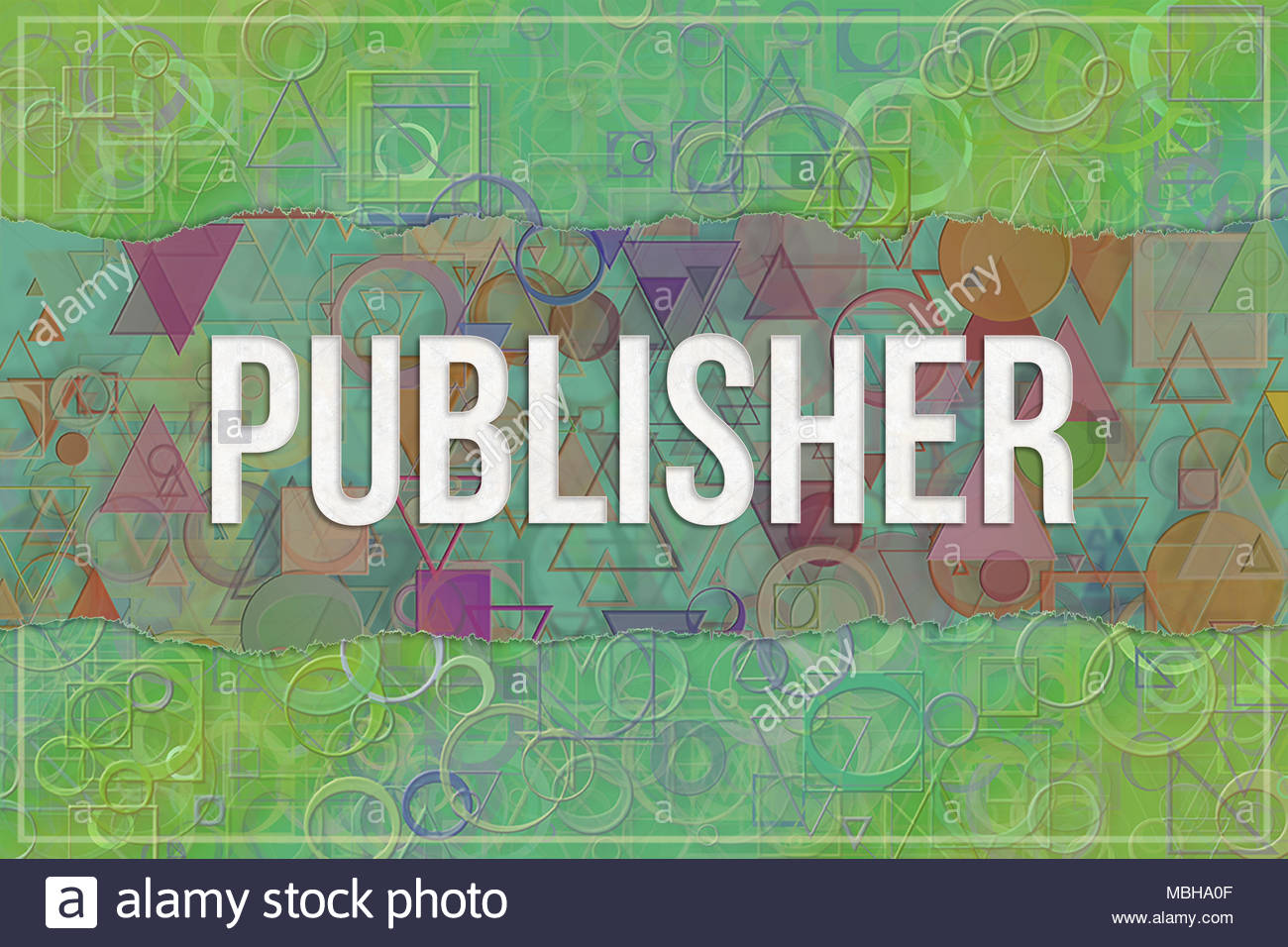 Publisher Information Technology Conceptual Words With Colorful