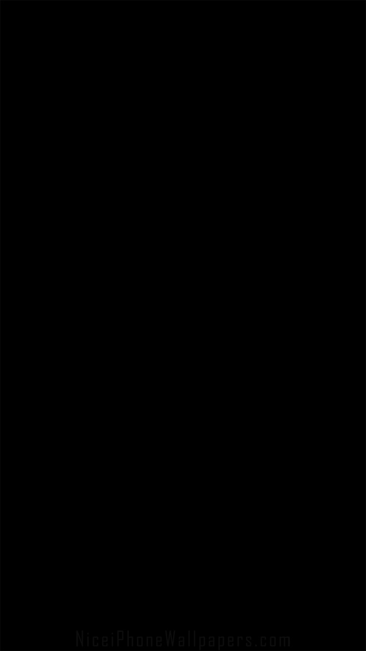 Simple iPhone Plus Wallpaper Plain Black