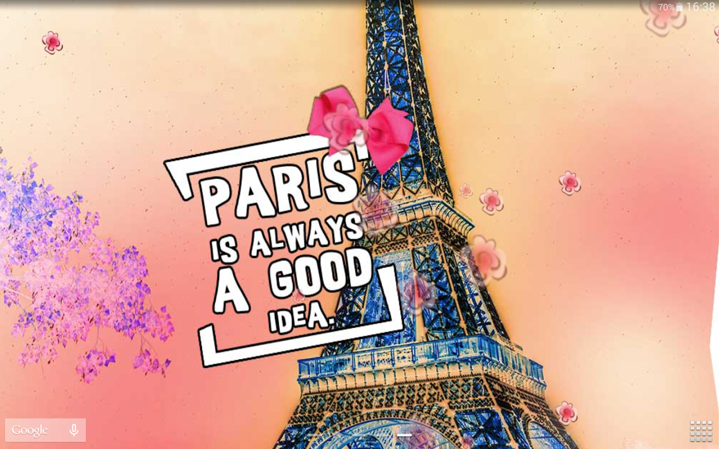 Cute Paris Live Wallpaper Android Apps On Google Play