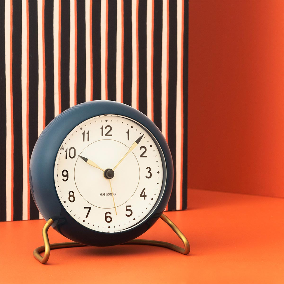 Arne Jacobsen Station Table Clock 11cm Home Colours