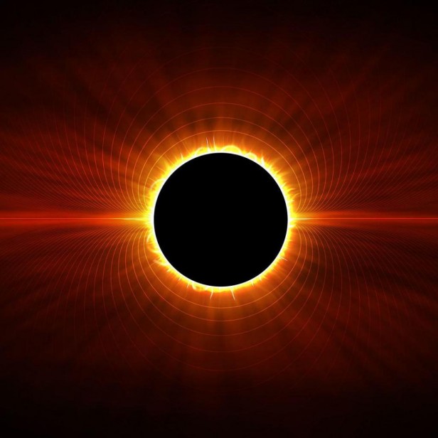 Solar Eclipse iPad Wallpaper