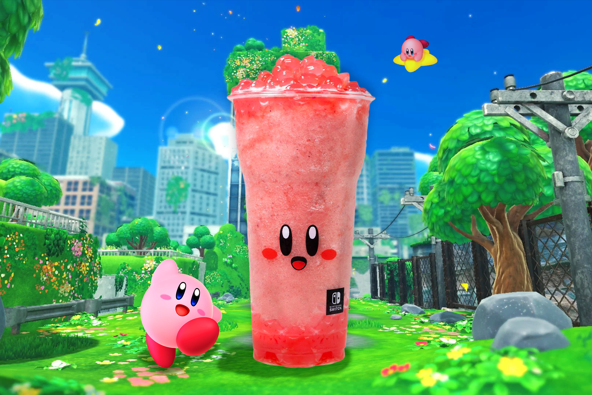 Nintendos Kirby flavored bubble tea a review Digital Trends