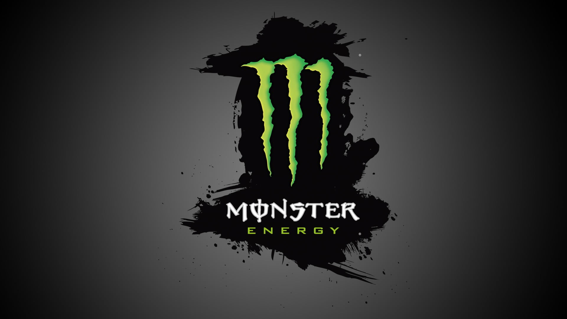 Monster Energy Logo Drinks Black Green