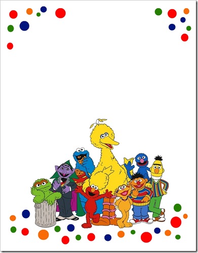 Sesame Street Party Invitations With Template