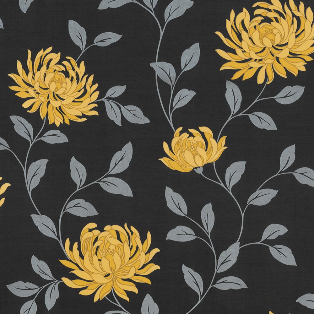 42+ Yellow and Gray Wallpaper Border on WallpaperSafari